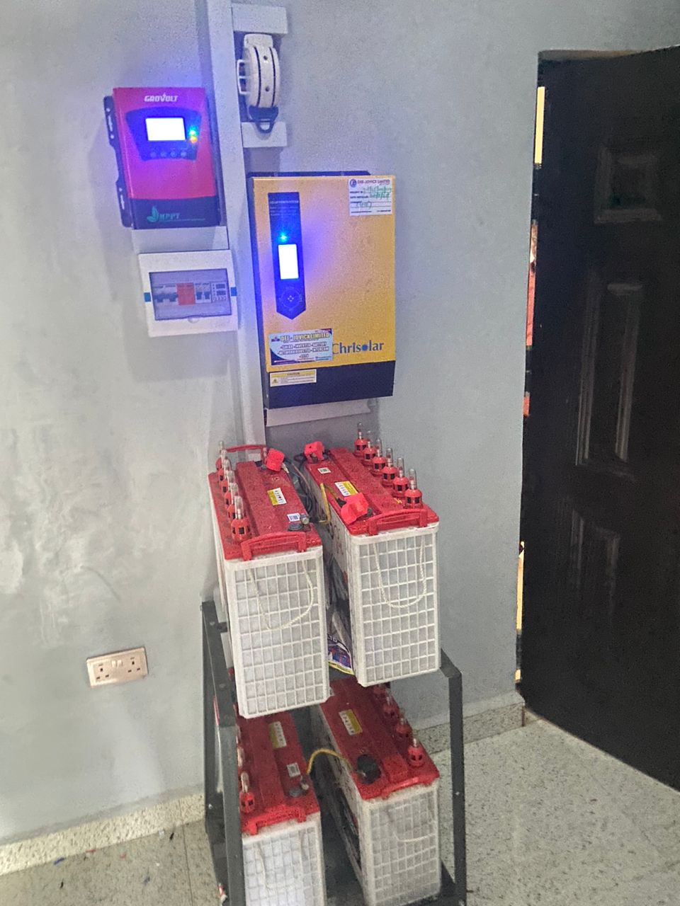 Installed Inverters and Battery Installed Inverters and Battery