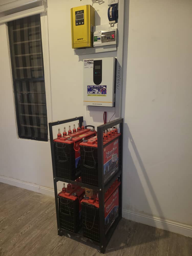 Mounted Compact Package with Lithium Batteries Well Fitted Solar Package for our Client